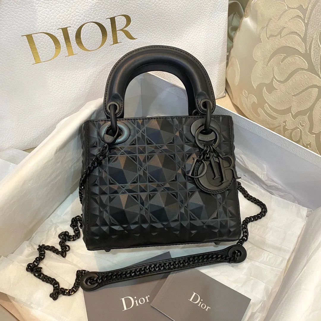 DR309 Mini Lady Dior Bag / HIGHEST QUALITY VERSION / 6.5 x 6 x 3 inches