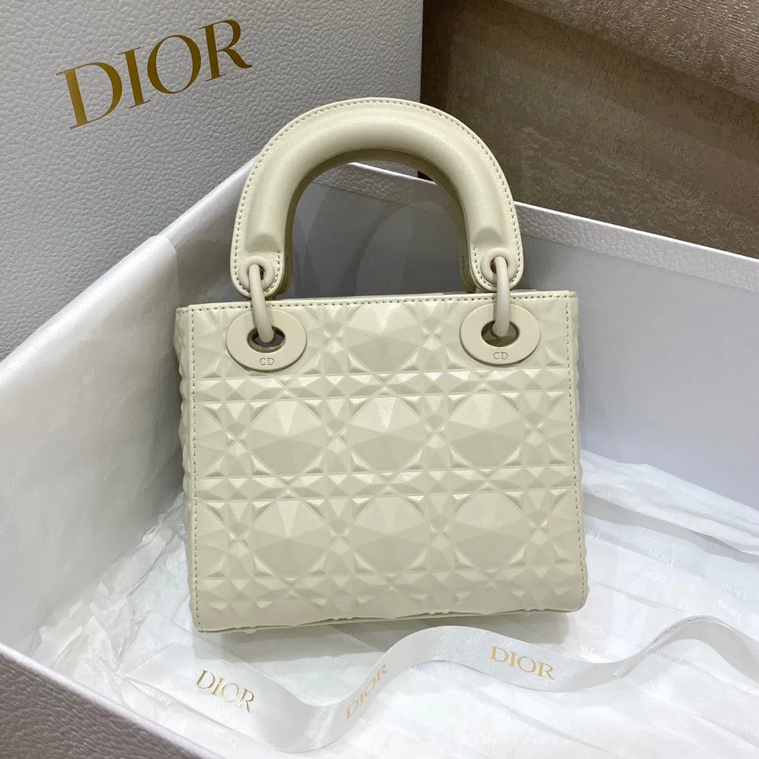 DR309 Mini Lady Dior Bag / HIGHEST QUALITY VERSION / 6.5 x 6 x 3 inches