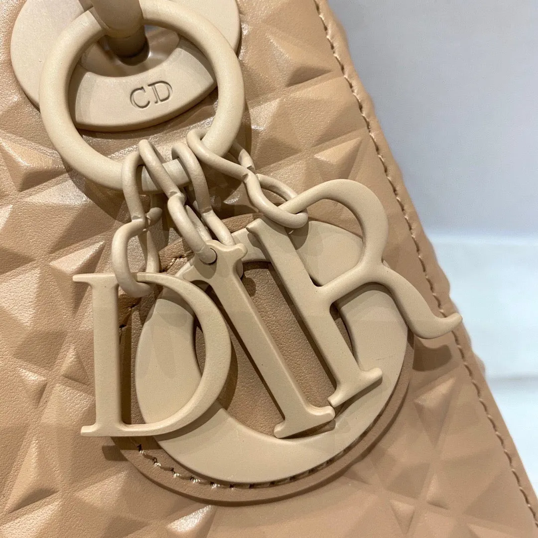 DR309 Mini Lady Dior Bag / HIGHEST QUALITY VERSION / 6.5 x 6 x 3 inches