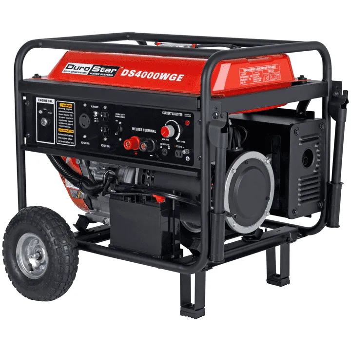 DuroStar DS4000WGE 3500W/4000W 210 Amp Electric Start Welding Generator New