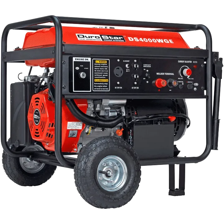 DuroStar DS4000WGE 3500W/4000W 210 Amp Electric Start Welding Generator New