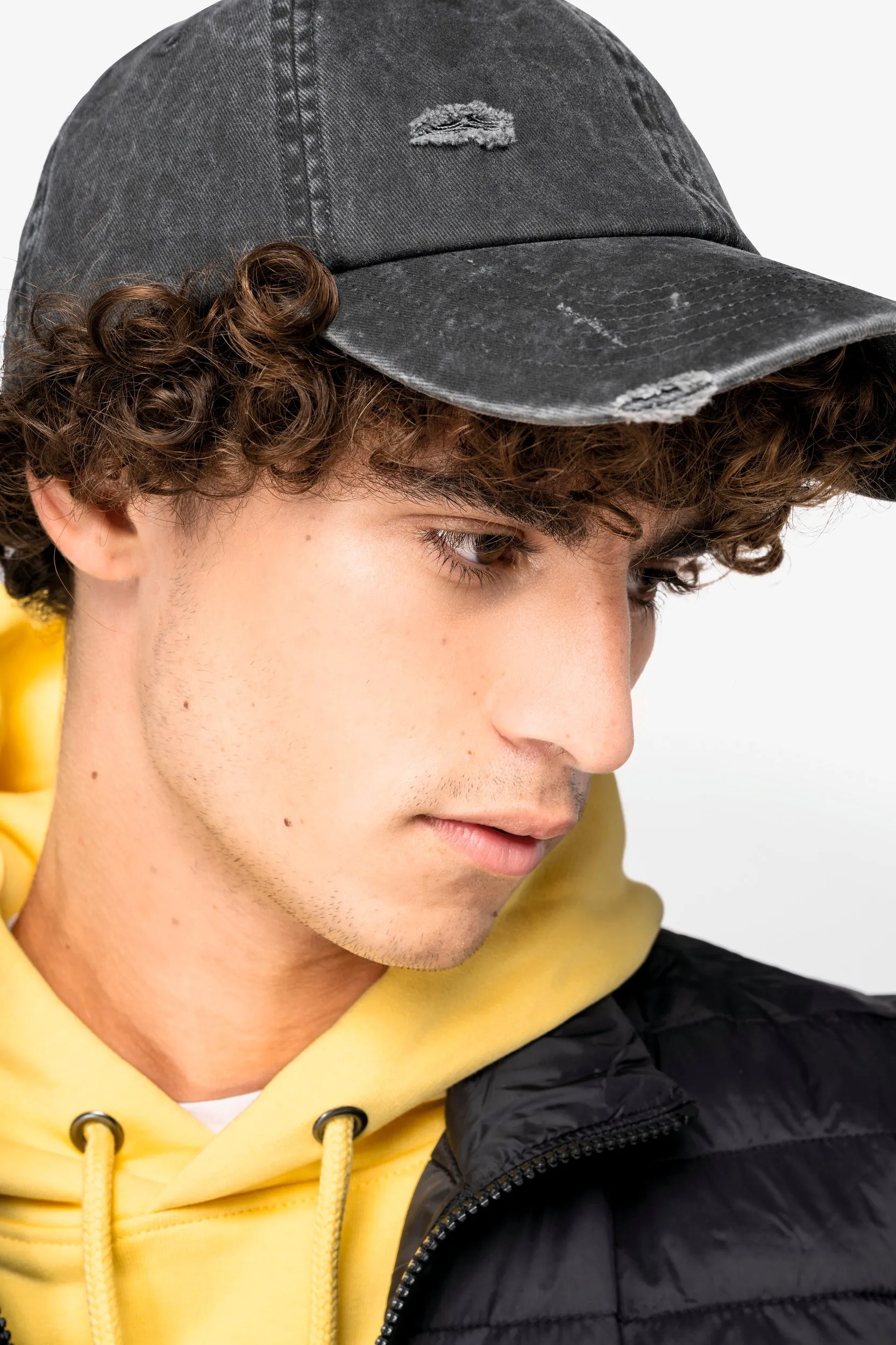 Eco-friendly Unisex Ripped Effect Cap - NS026