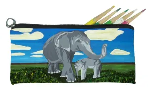 Elephant Kitten Pencil Bag- Gentle Giants