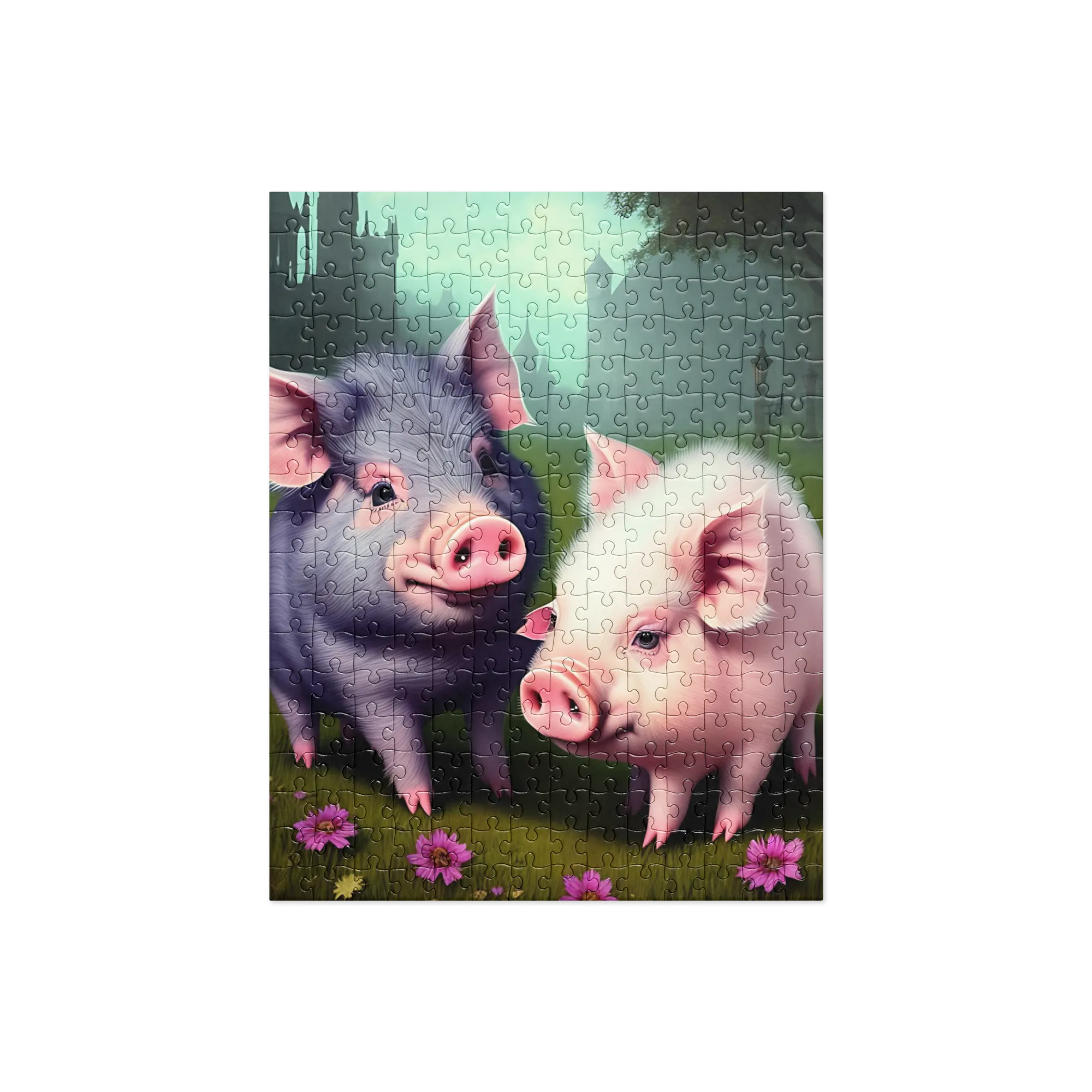 Fairytale Piglets puzzle by laurameghan