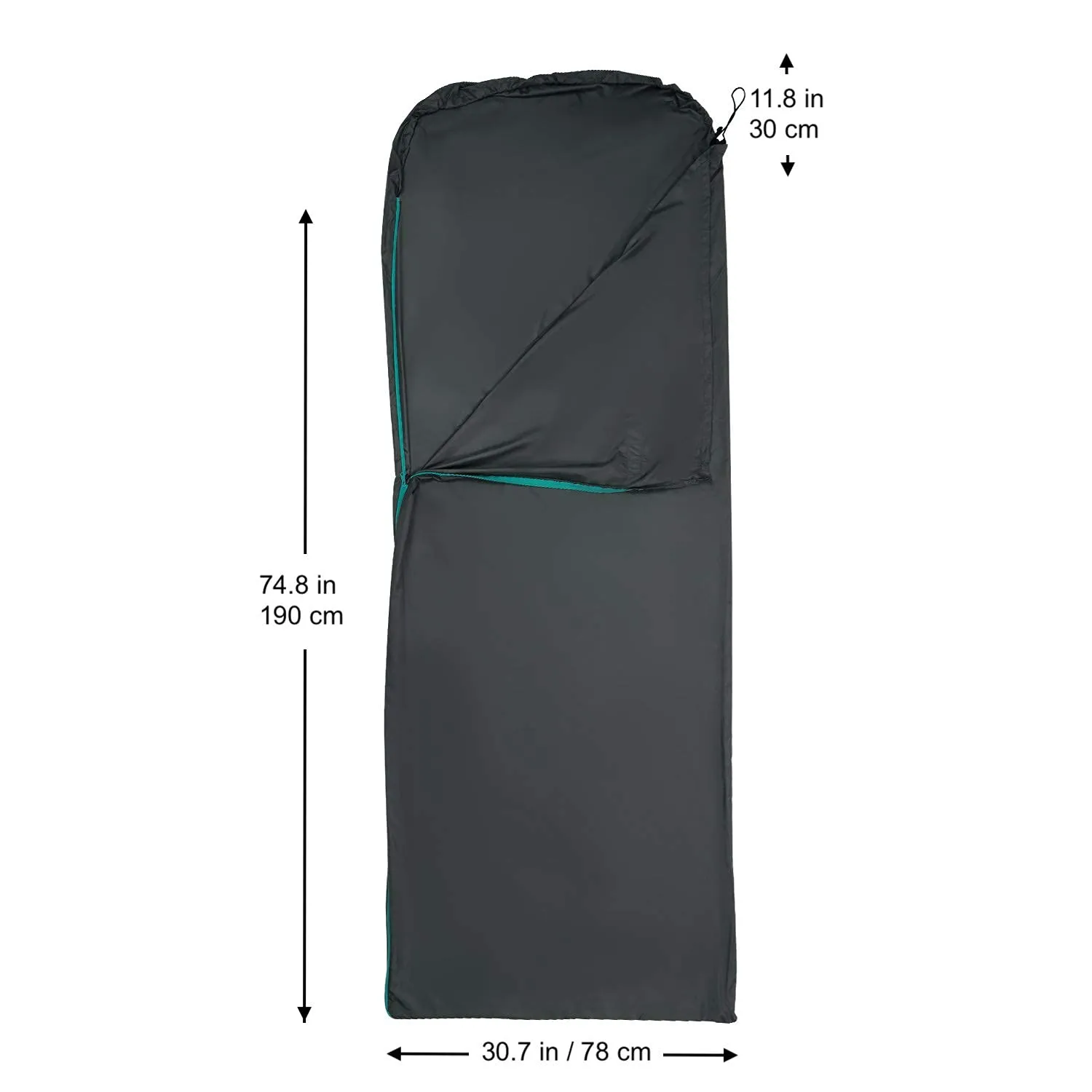 FE Active Sleeping Bag Liner Camping Bed Liner Soft Polyester OR Fleece