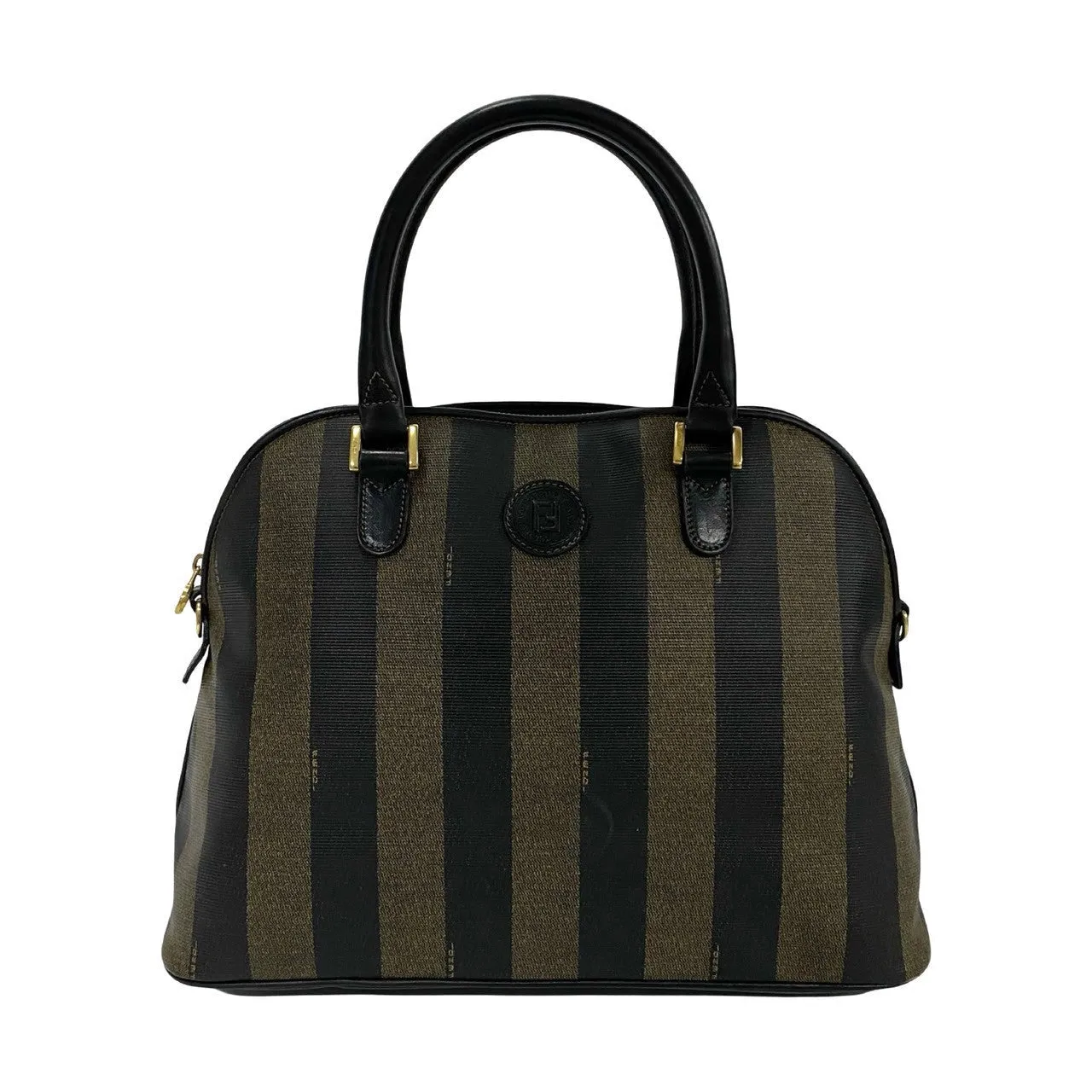 FENDI Handbag leather black