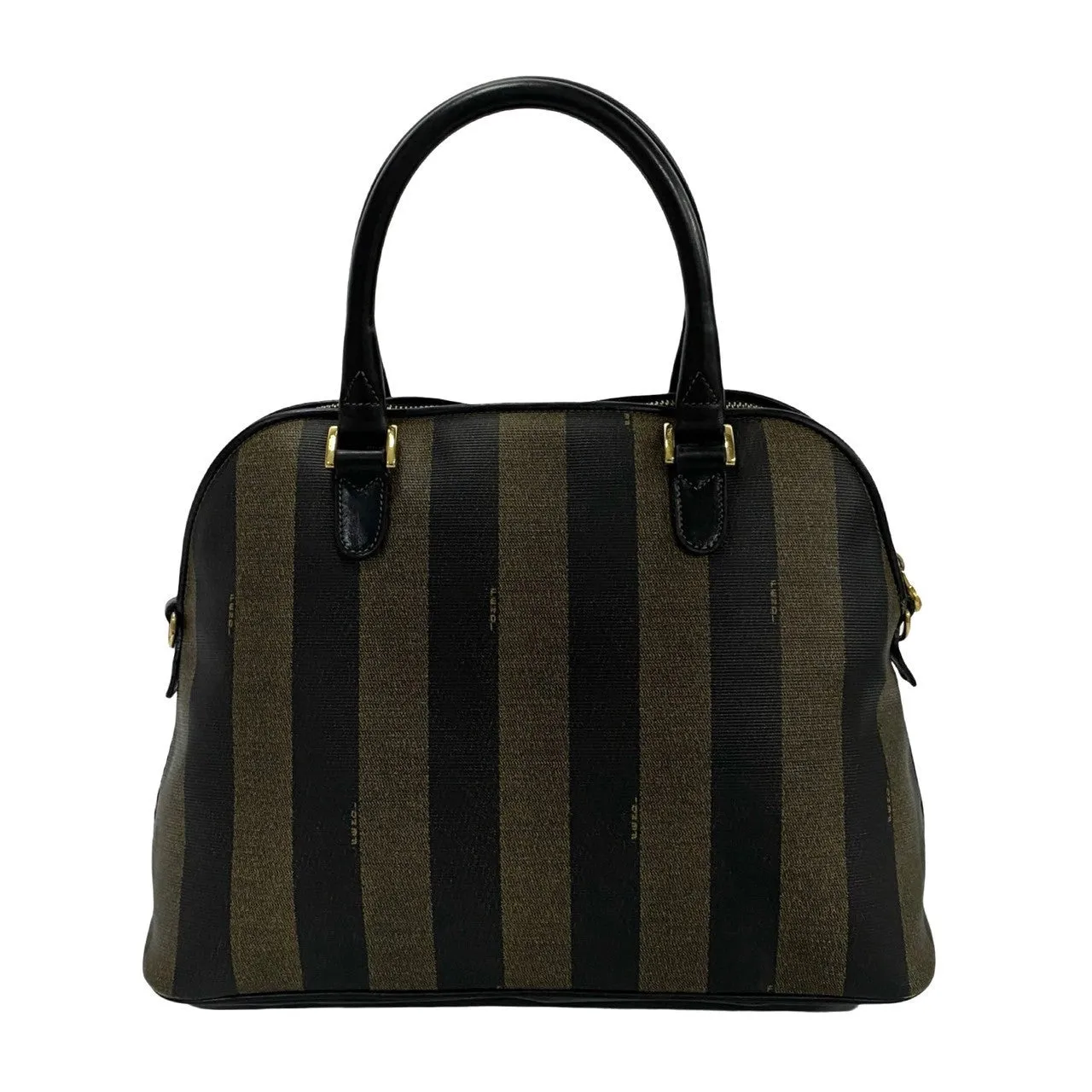 FENDI Handbag leather black