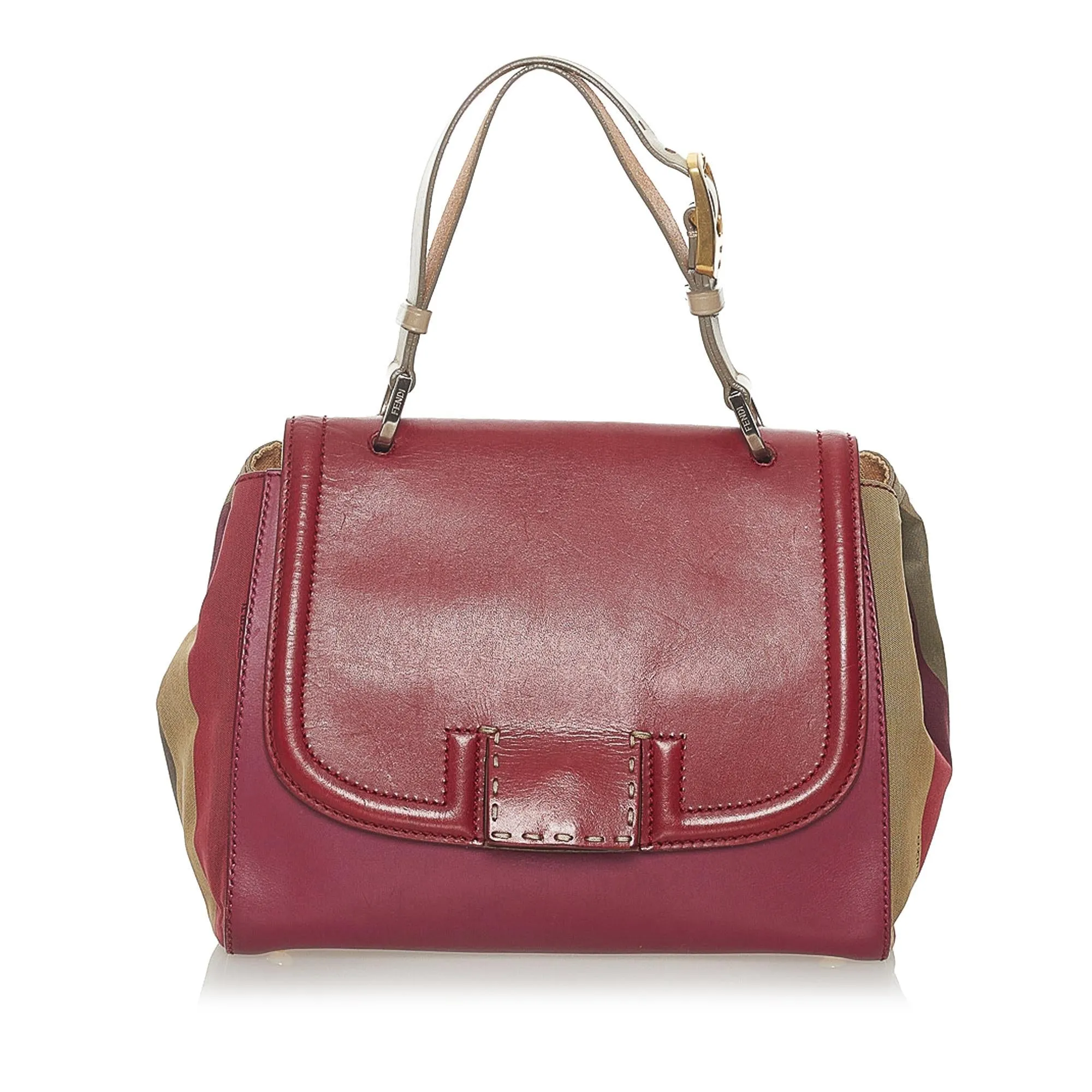 Fendi Silvana Leather Satchel (SHG-28121)