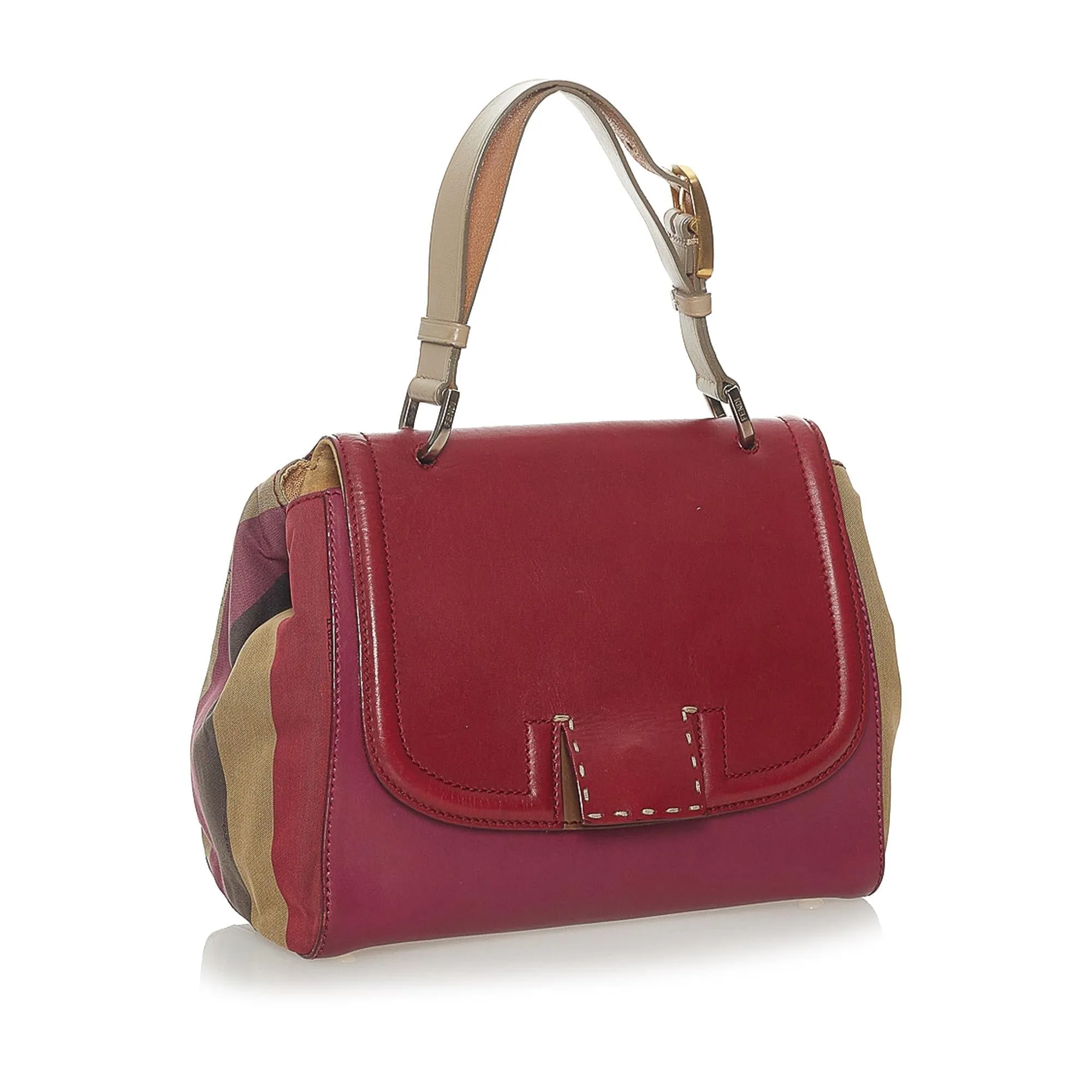 Fendi Silvana Leather Satchel (SHG-28121)