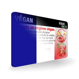 French Vegan Card