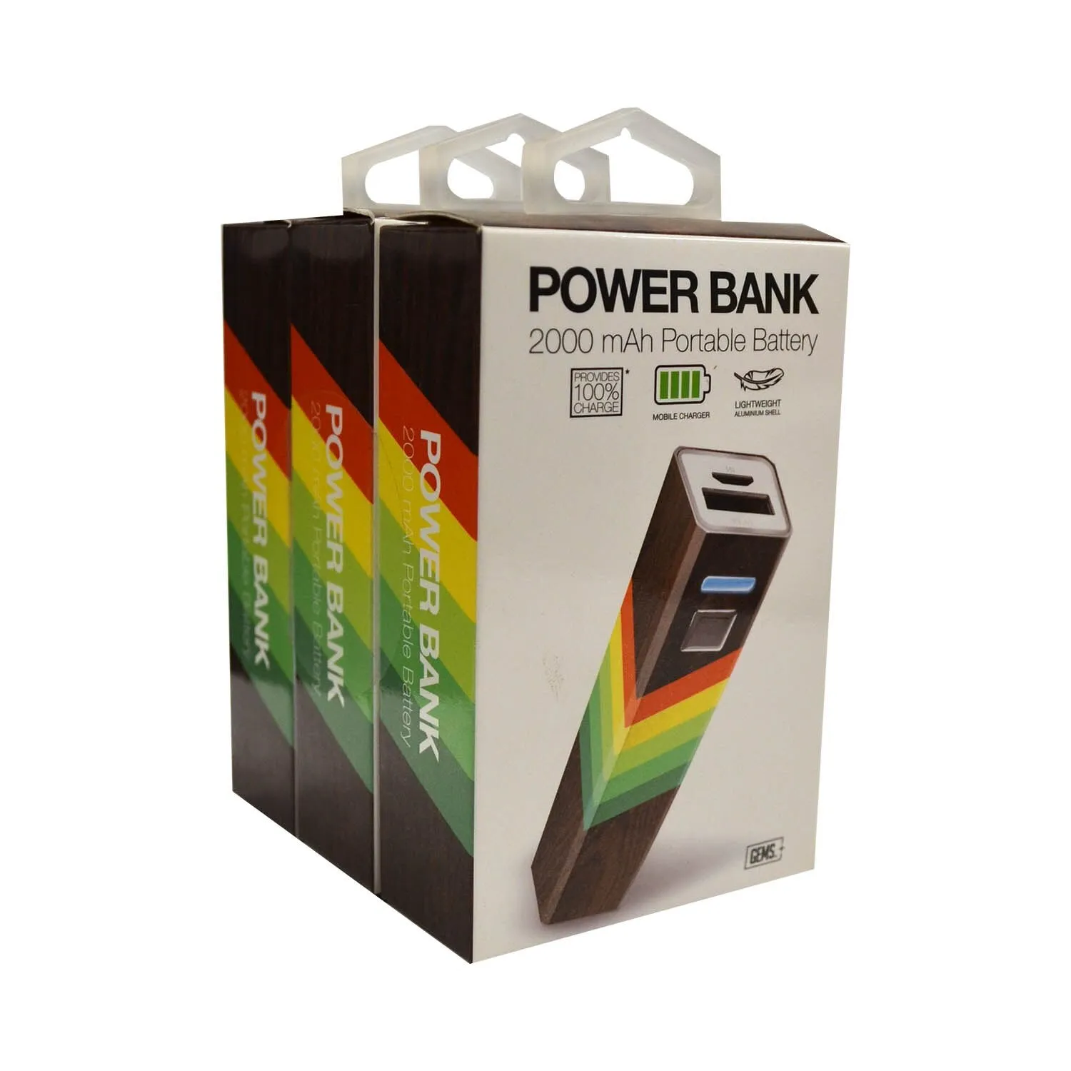 GEMS 2000 mAh Portable Power Bank Variant 2