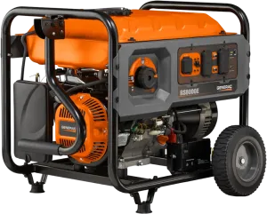 Generac RS8000E 8000W/10000W Portable Generator Electric Start with 25 Foot Cord Gas New