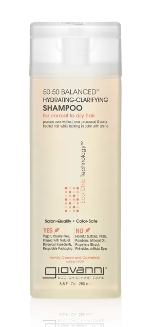 Giovanni 50:50 Balanced™ Hydrating - Clarifying Shampoo 8.5oz