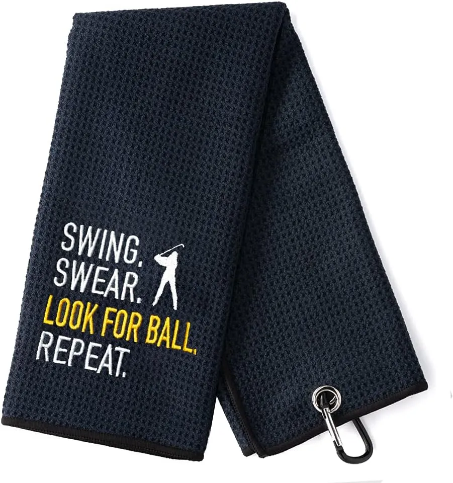 Golf Towel - Swing, Swear, Look For Ball, Repeat