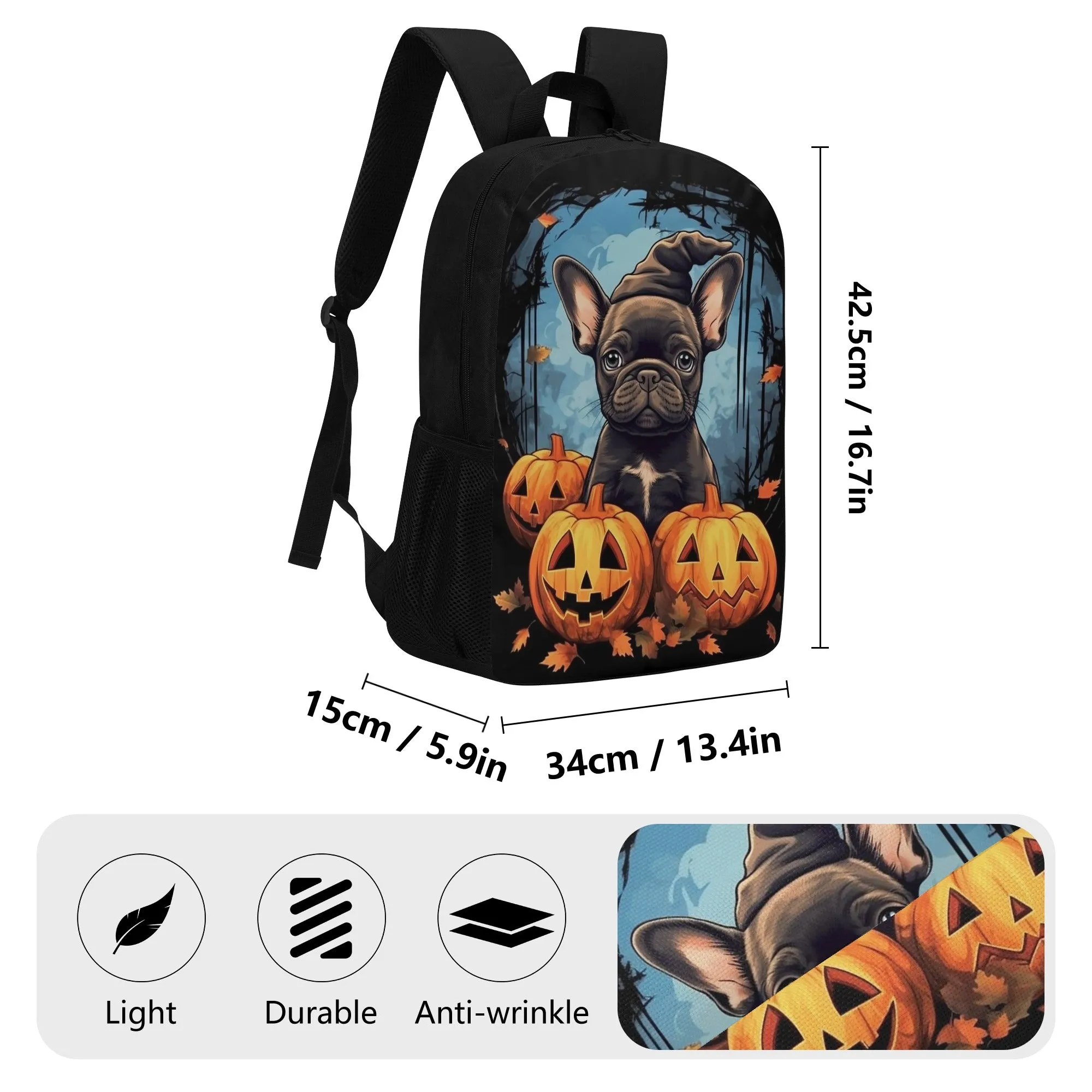 Halloween Time - 17 Inch Laptop Backpack