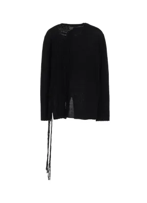 HANGING STRING LONG SLEEVE KNIT