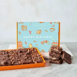 Happy Birthday Vegan Wheat-Free Mini Brownie Box