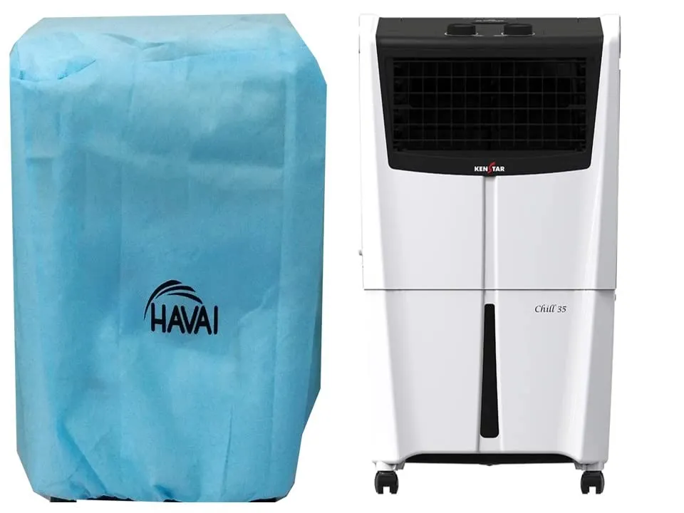 HAVAI Anti Bacterial Cover for Kenstar Chill 35 Litre Personal Cooler Water Resistant.Cover Size(LXBXH) cm: 46 X 35 X 84