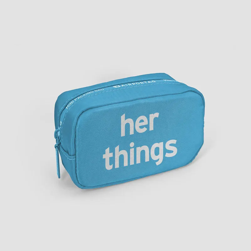 Her Things - Mini Packing Bag