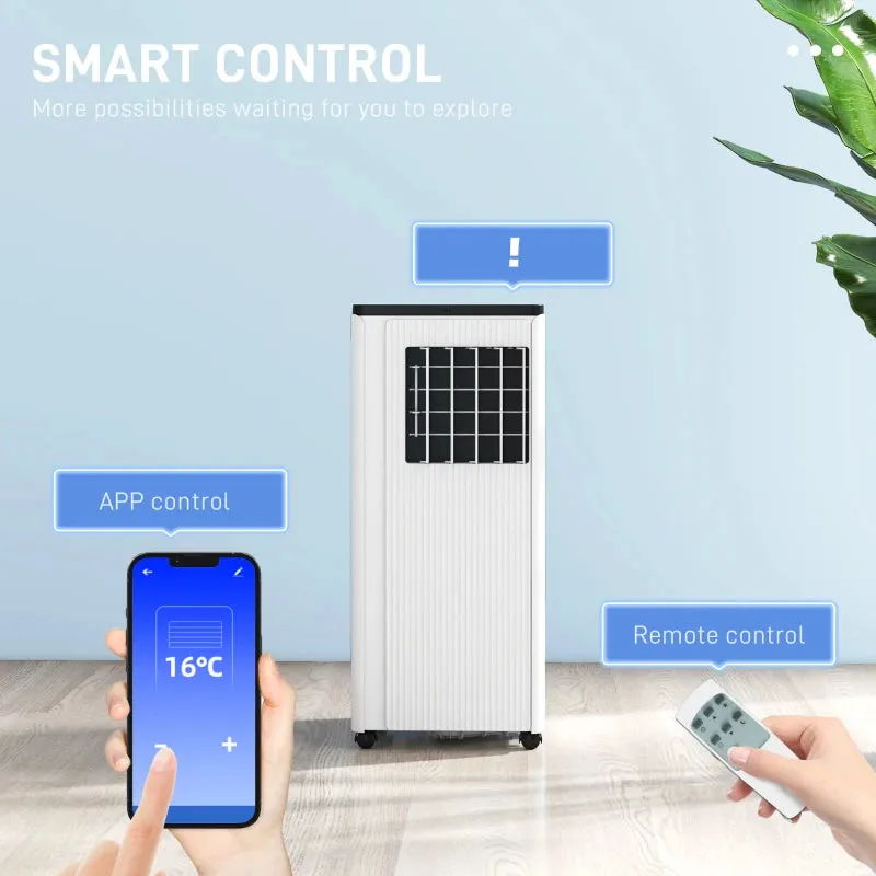 HOMCOM 7000 BTU App-Controlled Mobile Air Conditioner