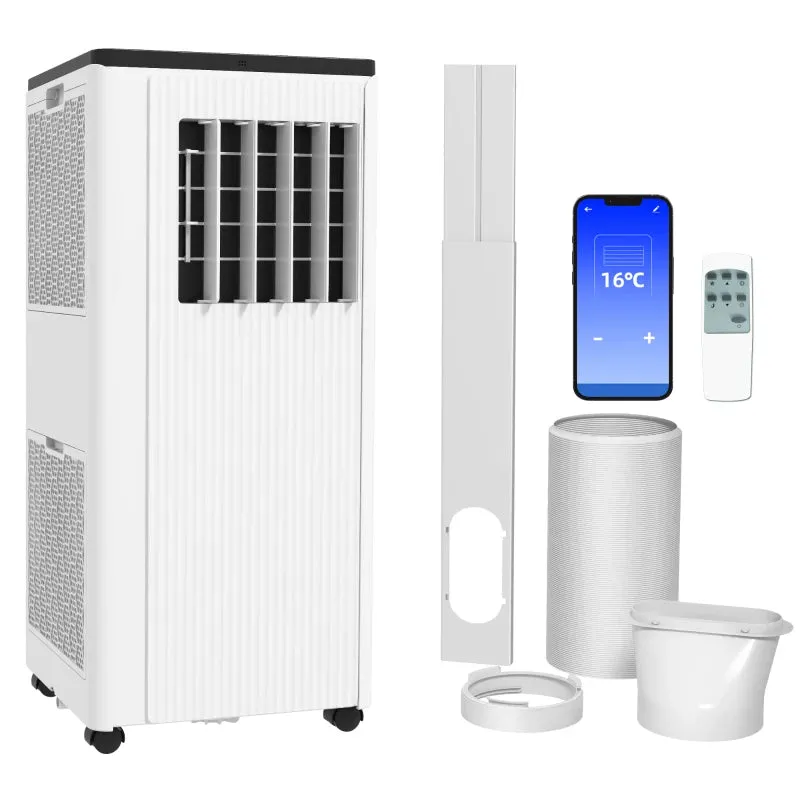 HOMCOM 7000 BTU App-Controlled Mobile Air Conditioner