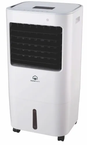 Home Electric Portable Air Cooler, 65W ,8h Timer, White, Tank Capacity 15L, 3 Speed