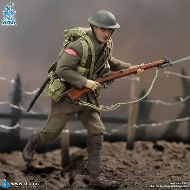 In-stock 1/12 DID XB80028 WWI British Infantry – Albert Brown Action Figure