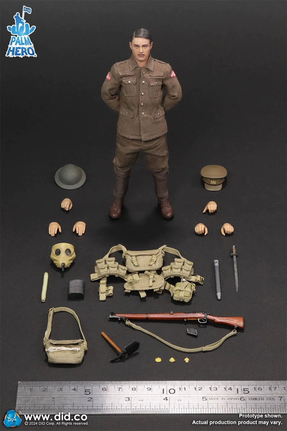 In-stock 1/12 DID XB80028 WWI British Infantry – Albert Brown Action Figure