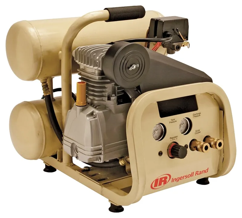 Ingersoll Rand P1IU-A9 Air Compressor, Tool Only, 4 gal Tank, 2 hp, 120 V, 135 psi Pressure, 1 -Stage, 4 cfm Air :EA: QUANTITY: 1