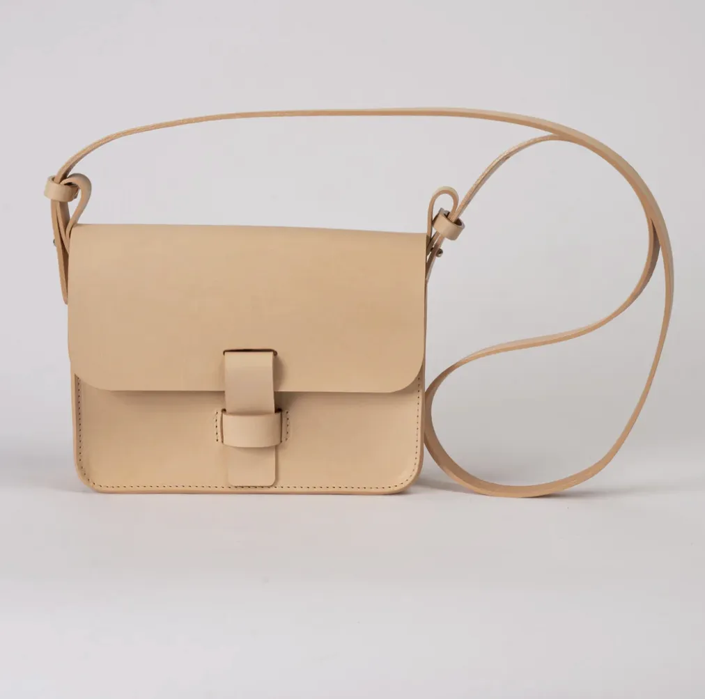 Kate Sheridan Nude Square Loop Bag