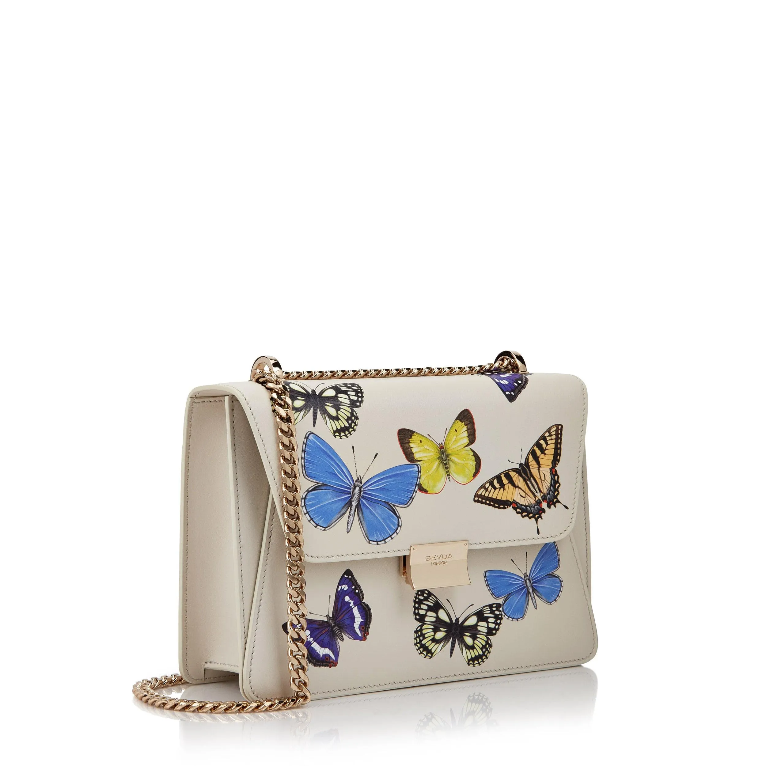 Kate Shoulder Bag Off White Butterflies