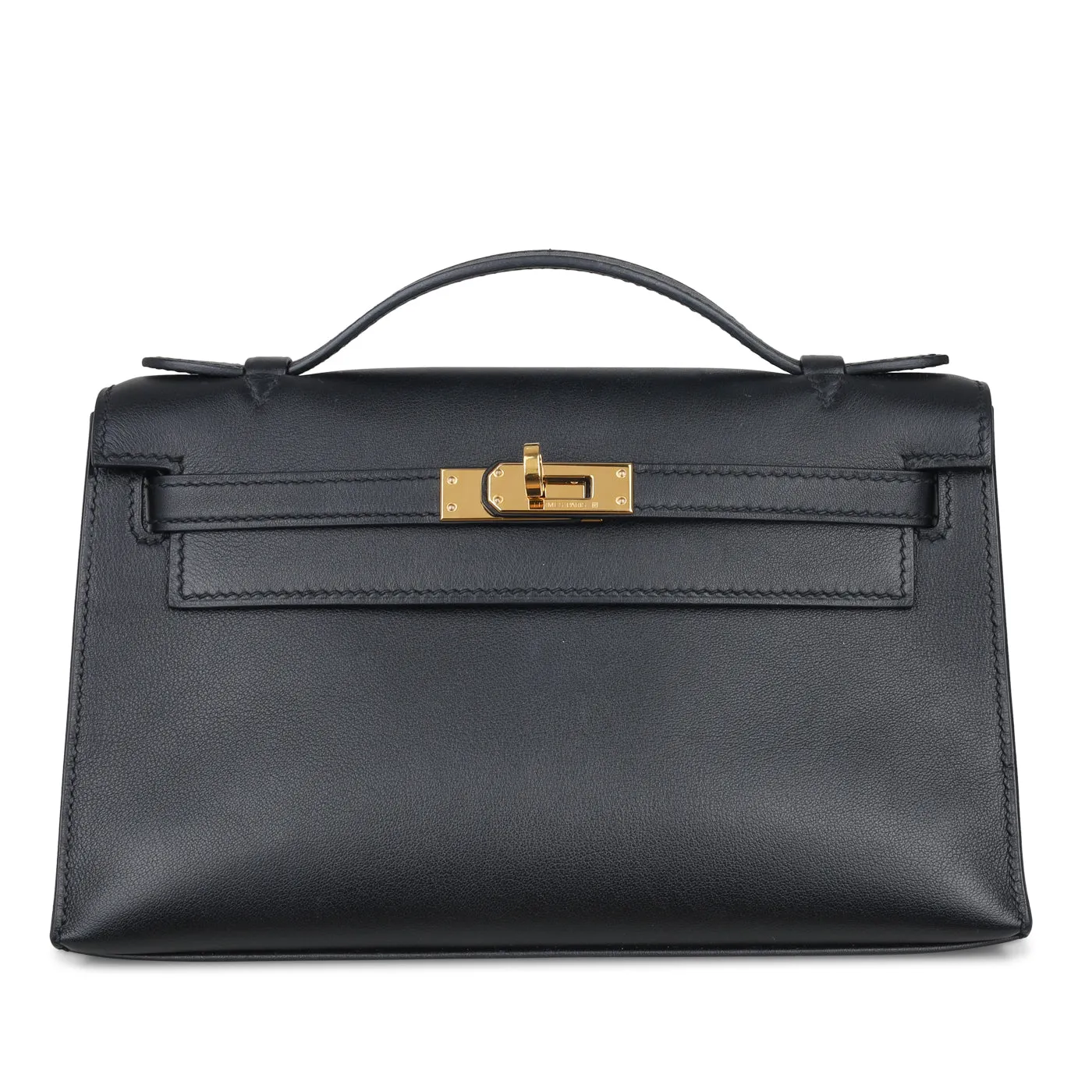 Kelly Mini Pochette - Noir Swift