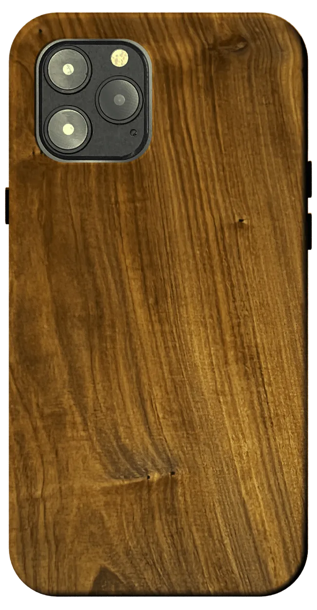 Kerf Select Figured Porcelain Wood Phone Case