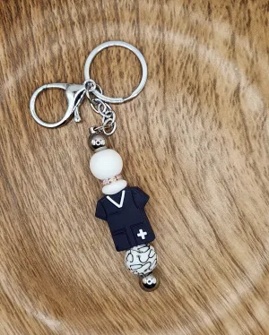 Keychain-Scrubs (Navy)