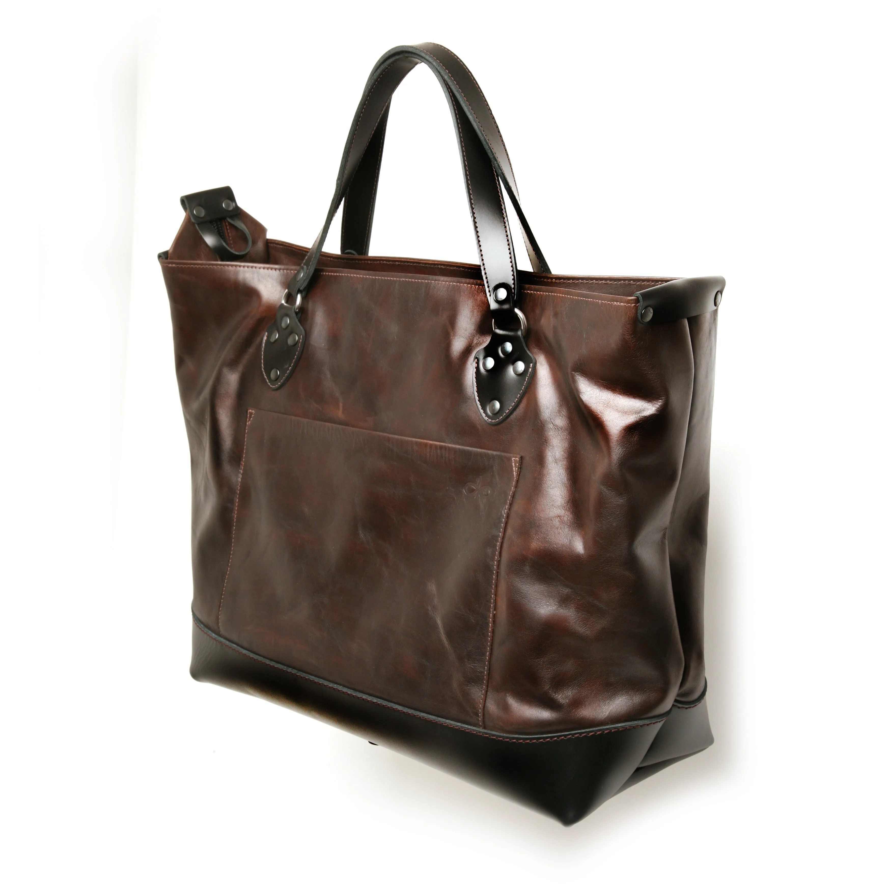 KING TOTE medium brown