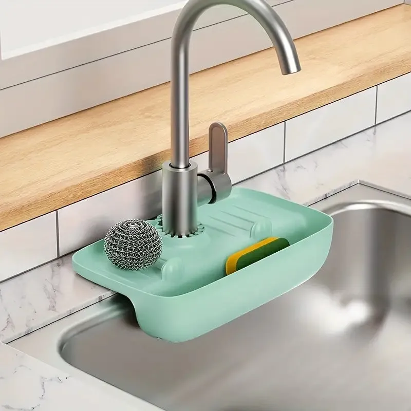 Kitchen Faucet Splash-Proof Draining Rack Pad Mat