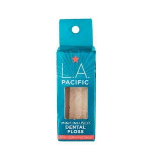 LA Pacific Vegan Mint Infused Refillable Dental Floss