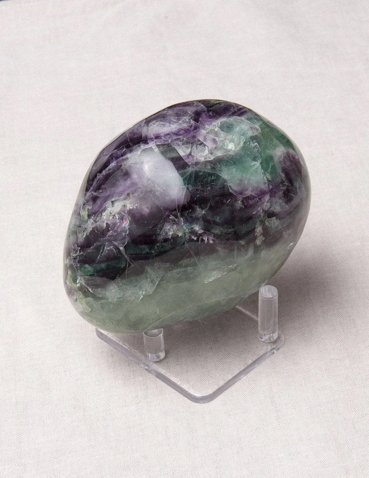 Large Rainbow Fluorite Crystal - One of a Kind