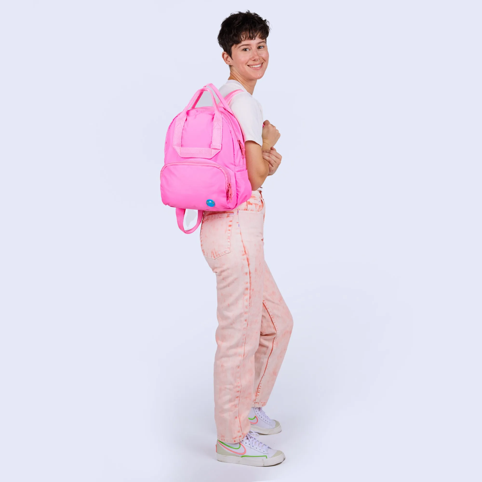 Light Pink Mini Atlas Backpack