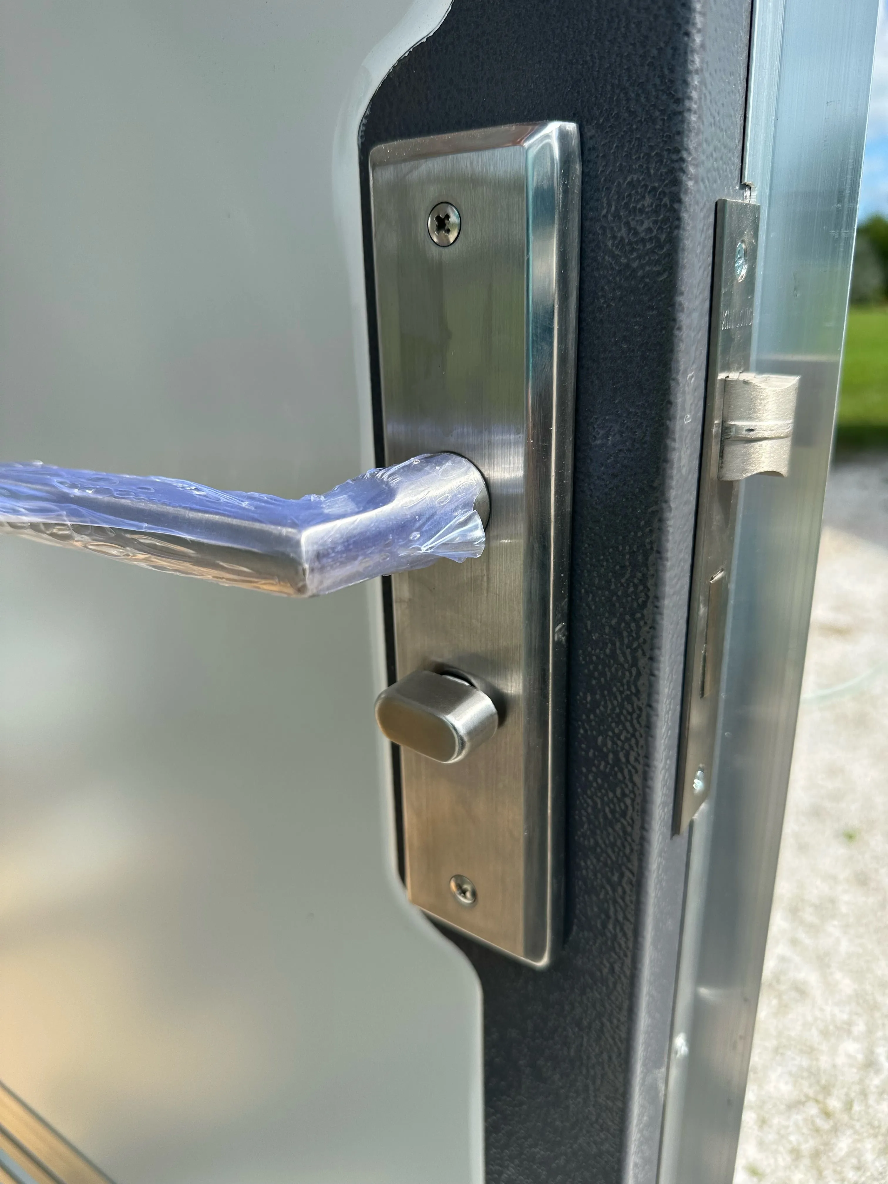 Lock for Portable Restroom, Universal Key