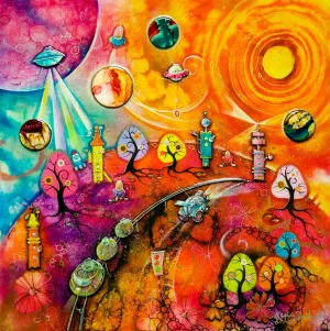 Lollipop Galaxy by Kerry Darlington