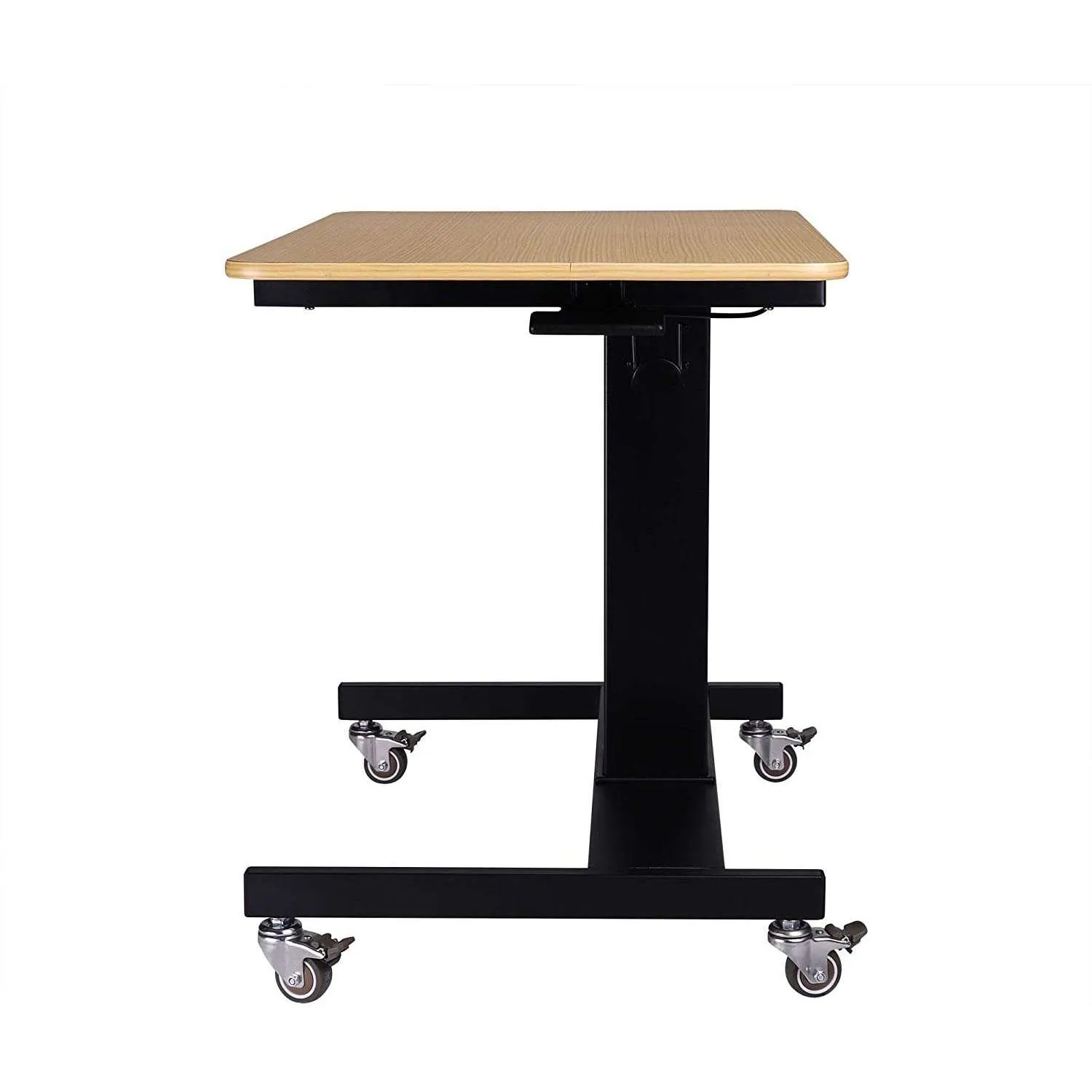 Lorell/Rocelco R MSD-28 28" Manual Height-Adjustable Mobile Student Standing Desk