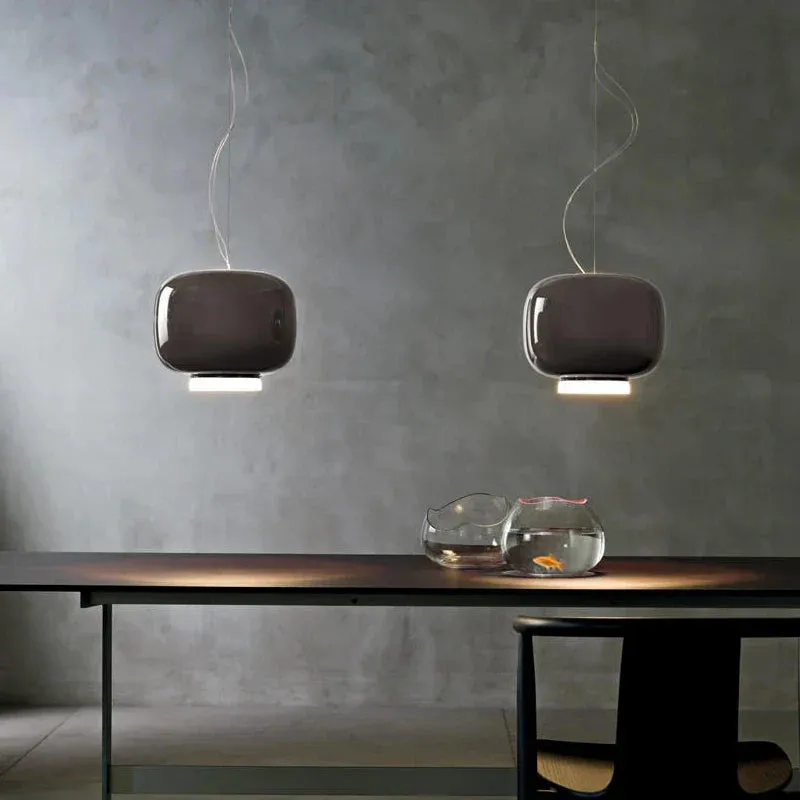 Luster Luminaire - Glass Pendant Lamps