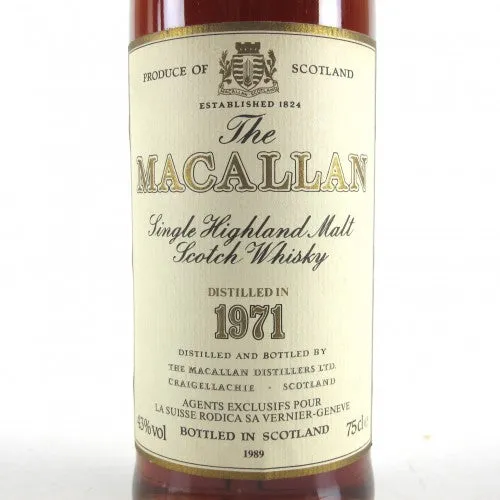 Macallan 1971 18 Year Old