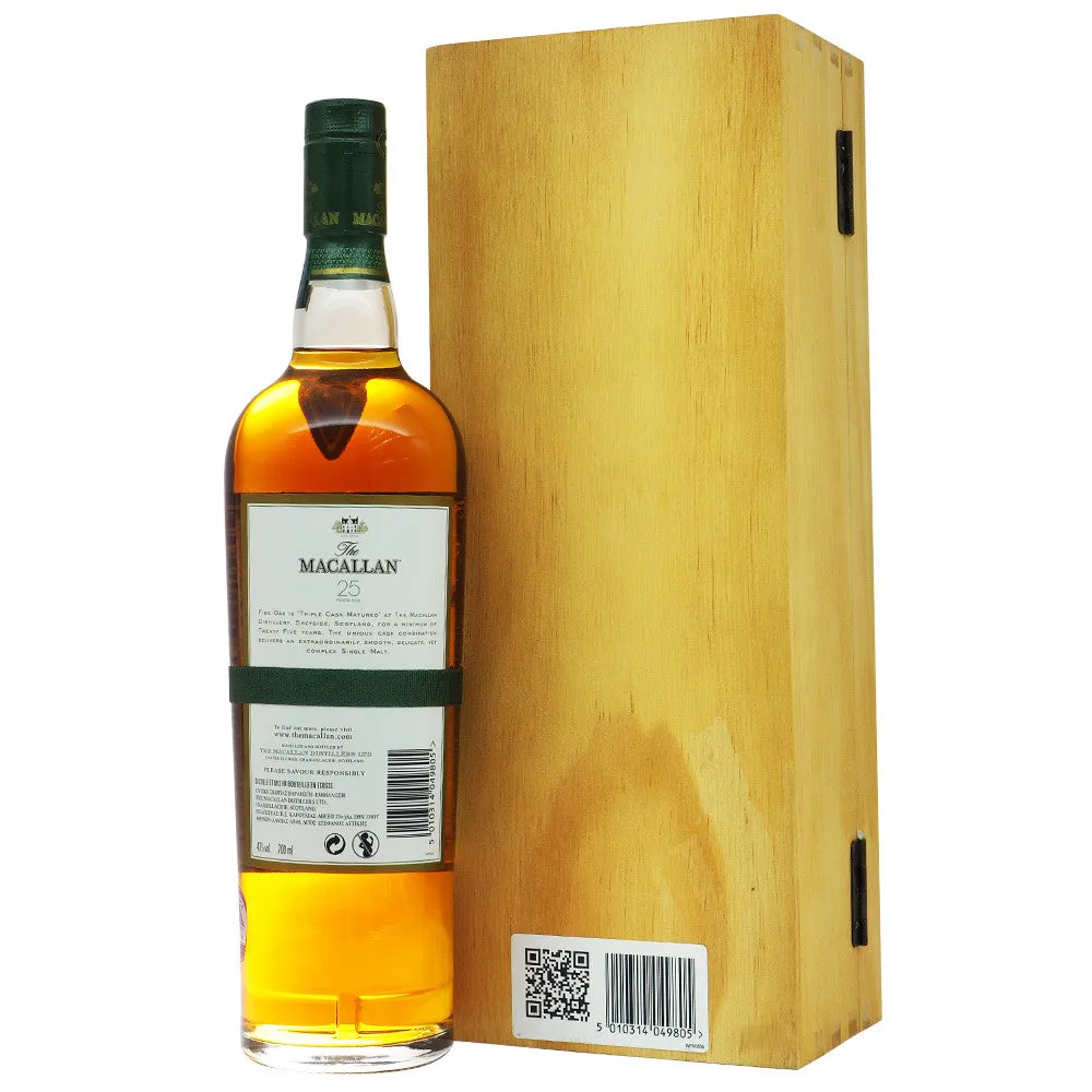 Macallan 25 Years Triple Cask Matured Fine Oak pre 2018 (Green Ribbon) 70cl