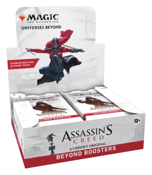 Magic: The Gathering - Assassin’s Creed Beyond Booster Box | 24 Beyond Boosters (7 Cards in Each Pack) | Collectible Trading Card Game for Ages 13 