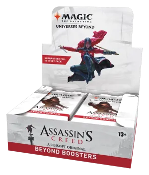 Magic: The Gathering - Assassin’s Creed Beyond Booster Box | 24 Beyond Boosters (7 Cards in Each Pack)