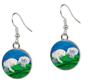 Manatee Earrings – Taino Curiosity