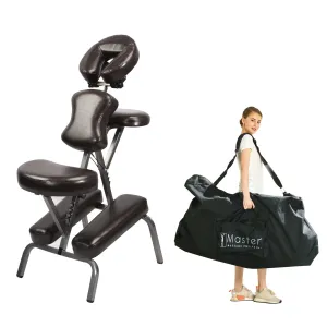 Master Massage - The BEDFORD Portable Massage Chair Package - Starter Chair, Coffee Luster