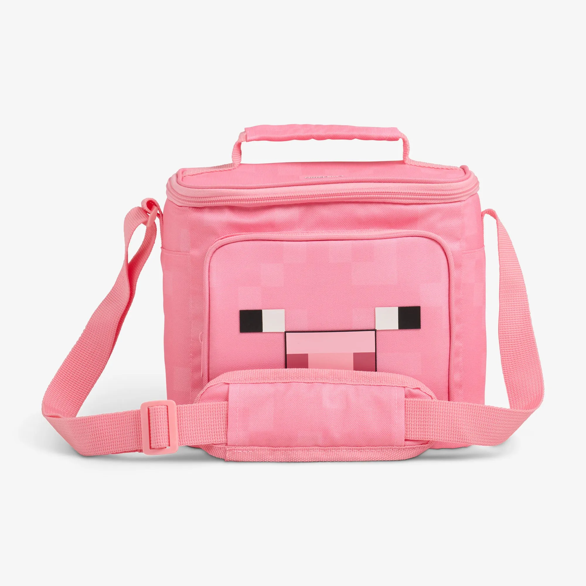 Minecraft Pig Square Lunch Cooler Bag